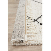 Network Rugs Monochrome Nahla Fringed Rug