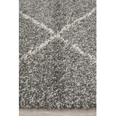 Network Rugs Pebble Grey Nahla Fringed Rug