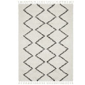 Network Rugs Monochrome Buchra Fringed Rug