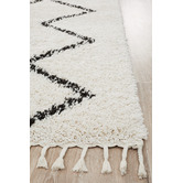 Network Rugs Monochrome Buchra Fringed Rug