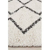 Network Rugs Monochrome Buchra Fringed Rug