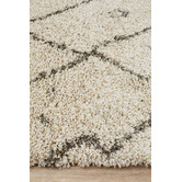 Network Rugs Natural Tan &amp; Brown Samira Fringed Rug