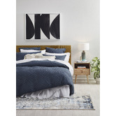 Network Rugs White and Blue Power Loomed Rug