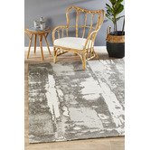 Network Rugs Silver &amp; Beige Matisse Jacquard Cotton Rug