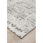 Network Rugs Silver Duchamps Jacquard Cotton Runner