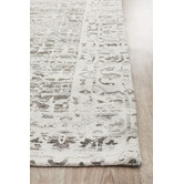 Network Rugs Silver Duchamps Jacquard Cotton Runner