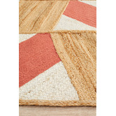 Network Rugs Coral Prism Flat Weave Cotton &amp; Jute Rug