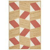 Network Rugs Coral Prism Flat Weave Cotton &amp; Jute Rug
