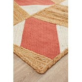 Network Rugs Coral Prism Flat Weave Cotton &amp; Jute Rug
