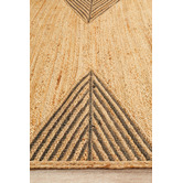 Network Rugs Yellow Calla Flat Weave Jute Rug