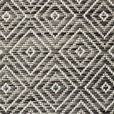 Network Rugs Charcoal Grey Diamond Flat-Woven Indoor/Outdoor Rug