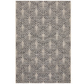 Network Rugs Black &amp; Natural Art Deco Flat Woven Indoor/Outdoor Rug