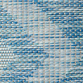 Network Rugs Blue &amp; Natural Diamonds Flat-Woven Indoor/Outdoor Rug