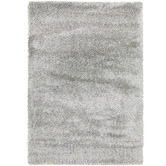 Network Rugs Silver Ultra Plush Modern Shag Rug