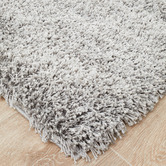 Network Rugs Silver Ultra Plush Modern Shag Rug