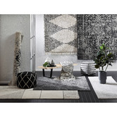 Network Rugs Charcoal &amp; Ivory Soft Moroccan-Style Rug