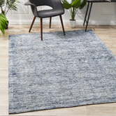 Network Rugs Indigo Rayon &amp; Cotton Modern Rug