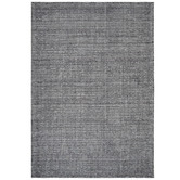 Network Rugs Black Hand Loomed Rayon &amp; Cotton Modern Rug