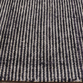 Network Rugs Black Hand Loomed Rayon &amp; Cotton Modern Rug