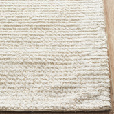 Network Ivory Rayon & Cotton Modern Rug | Temple & Webster