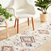 Network Rugs Silver Plush Moroccan-Style Runner
