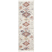 Network Rugs Silver Plush Moroccan-Style Runner