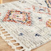 Network Rugs Silver Plush Moroccan-Style Runner