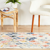 Network Rugs Multi-Coloured Plush Moroccan-Style Runner