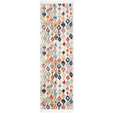 Network Rugs Multi-Coloured Plush Moroccan-Style Runner