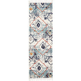 Network Rugs Blue Plush Moroccan-Style Runner