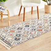 Network Rugs Grey Plush Moroccan-Style Runner