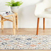 Network Rugs Grey Plush Moroccan-Style Runner