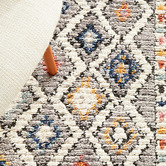 Network Rugs Grey Plush Moroccan-Style Runner