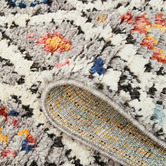 Network Rugs Grey Plush Moroccan-Style Runner