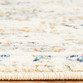Network Rugs Silver Transitional Vintage-Style Distressed Rug