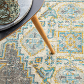 Network Rugs Grey Transitional Distressed Rug
