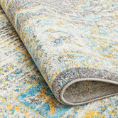 Network Rugs Grey Transitional Distressed Rug