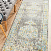 Network Rugs Grey Transitional Distressed Runner