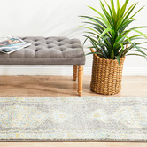 Network Rugs Grey Transitional Distressed Runner
