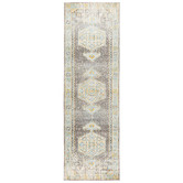 Network Rugs Grey Transitional Distressed Runner