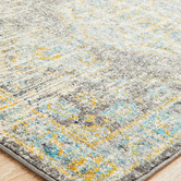 Network Rugs Grey Transitional Distressed Runner