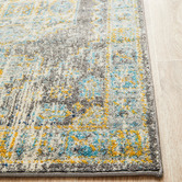 Network Rugs Grey Transitional Distressed Runner