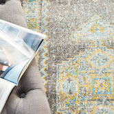 Network Rugs Grey Transitional Distressed Runner