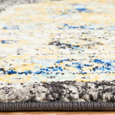 Network Rugs Yellow &amp; Charcoal Transitional Distressed Rug