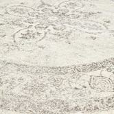 Network Rugs Silver &amp; Grey Transitional Distressed Round Rug