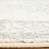 Network Rugs Silver &amp; Grey Transitional Distressed Round Rug