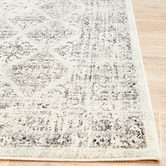Network Rugs Cream &amp; Grey Transitional Distressed Rug