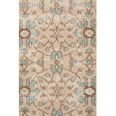 Network Rugs Bone &amp; Blue Power Loomed Distressed Modern Rug