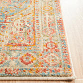 Network Rugs Rust Traditional Power Loomed Runner