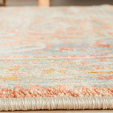 Network Rugs Rust Traditional Power Loomed Runner